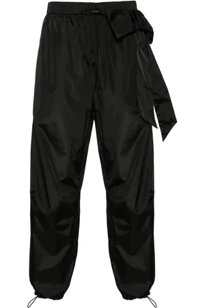 Simone Rocha Pantalones tapered con moño oversize