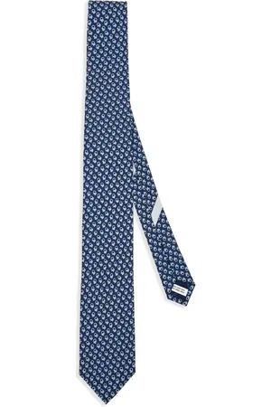 Salvatore Ferragamo Corbata de seda Gancini