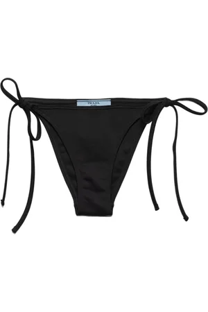 Prada Bikinis bottom con logo triangular