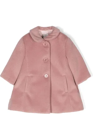 Simonetta Abrigo texturizado con cuello estilo babero