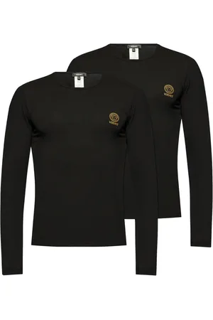 VERSACE Set de dos playeras con logo estampado