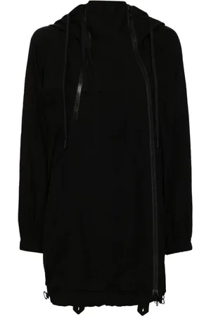 YOHJI YAMAMOTO Chamarra asimétrica con capucha
