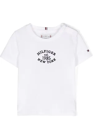 Tommy Hilfiger Playera con logo afelpado
