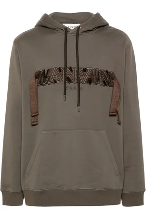 Lanvin Hoodie con logo bordado