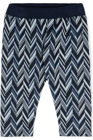 Missoni Pantalones tejido con motivo en zigzag