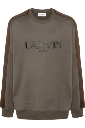 Lanvin Sudadera con logo bordado