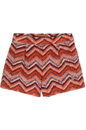 Missoni Shorts tejidos en zigzag