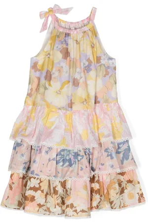 ZIMMERMANN Vestido a capas con estampado floral