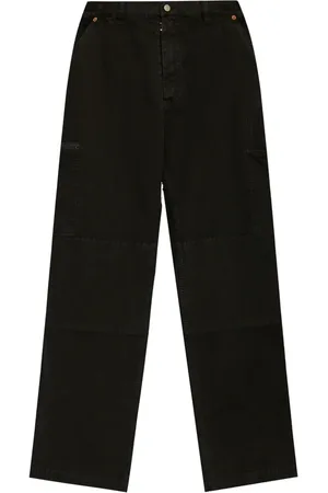 Maison Margiela Pantalones holgados con motivo de números