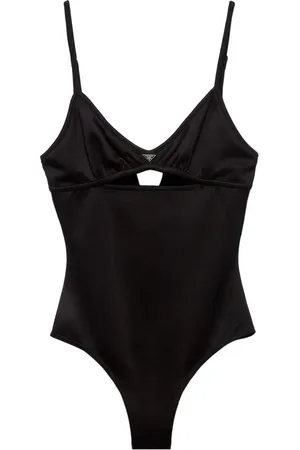 Prada Traje de baño con logo triangular
