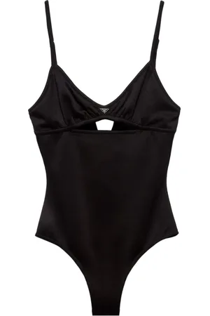 Prada Traje de baño con logo triangular