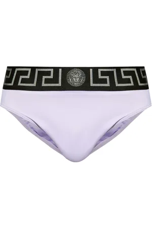 VERSACE Shorts de playa Greca Border