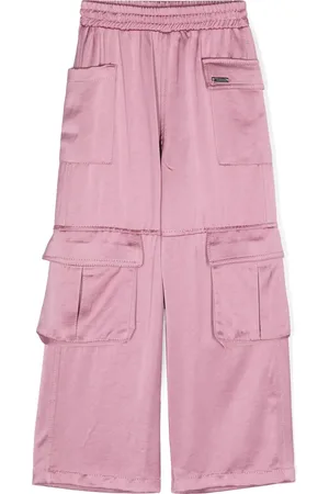 MONNALISA Pantalones cargo con efecto satinado