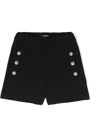 Balmain Shorts con botones de moneda grabada