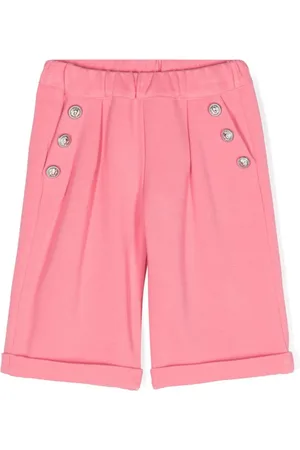 Balmain Pantalones rectos con moneda grabada