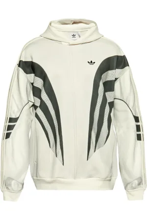 adidas Hoodie con logo bordado y cierre