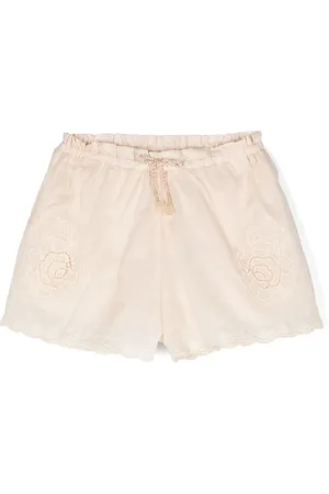 ZIMMERMANN Shorts con bordado floral