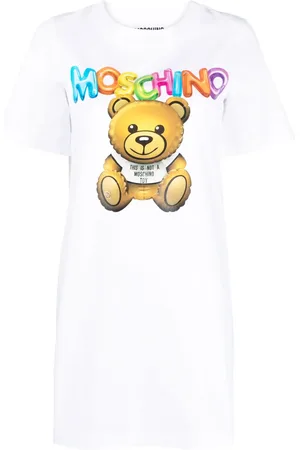 Moschino Vestido estilo playera con motivo Teddy Bear