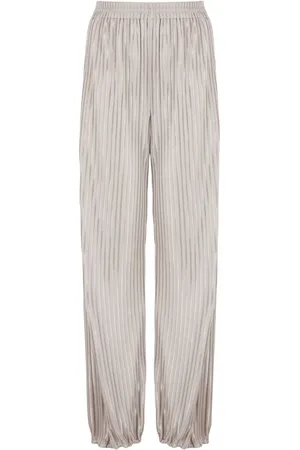 Giorgio Armani Pantalones con tiro alto y pinzas