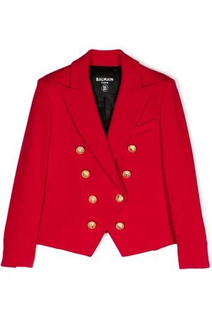 Balmain Blazer con moneda grabada