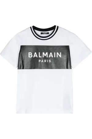 Balmain Playera con logo estampado