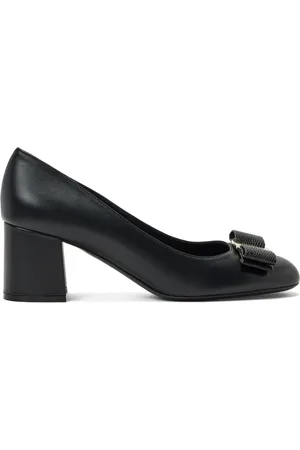 Salvatore Ferragamo Zapatillas con placa del logo y tacón de 60mm