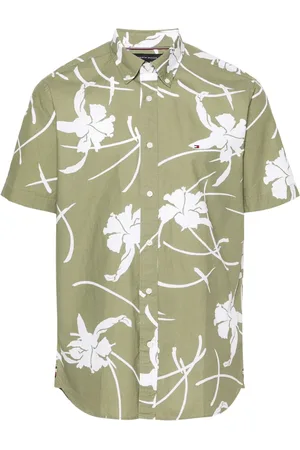 Tommy Hilfiger Camisa con estampado tropical