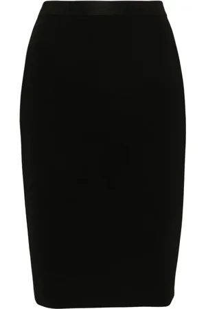Saint Laurent Falda lápiz tejida