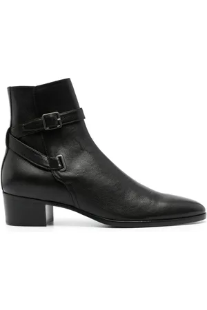 Saint Laurent Botas Dorian Jodhpur con tacón de 45mm