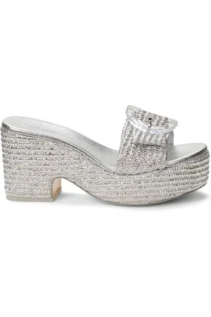 Cult Gaia Mules Cleia con tacón 80mm