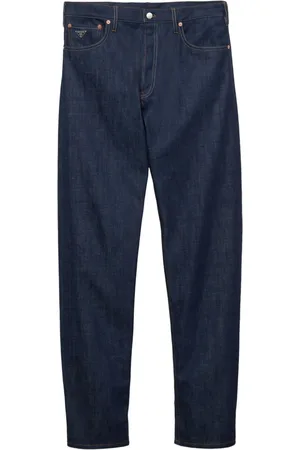 Prada Jeans rectos con logo triangular
