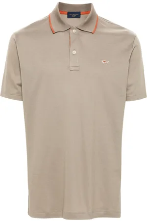 Paul & Shark Playera tipo polo con parche del logo