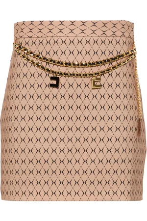 Elisabetta Franchi Falda lápiz midi con estampado geométrico