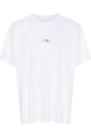 Maison Margiela Playera con parche de motivo de números