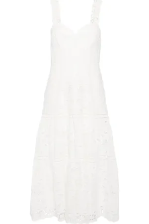 Farm Rio Vestido midi Richillieu