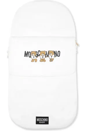 Moschino Sleeping bag con logo estampado
