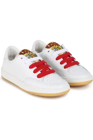 Kenzo Tenis con agujetas y parche Tiger