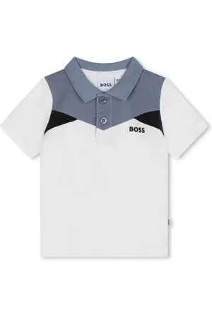 HUGO BOSS Playera tipo polo con logo bordado