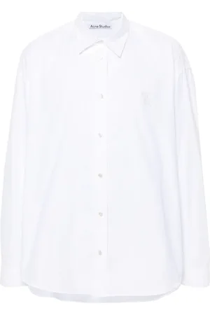 Acne Studios Camisa con logo bordado