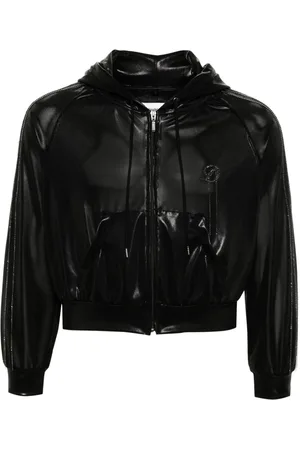 DOUBLET Hoodie con efecto brillante