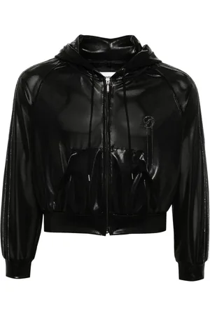 DOUBLET Hoodie con efecto brillante