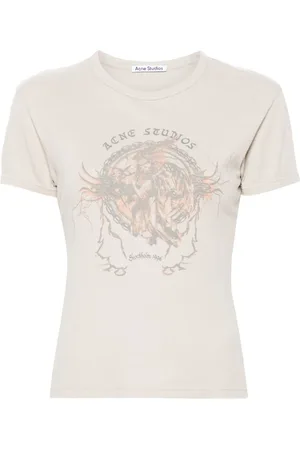 Acne Studios Playera con estampado gráfico
