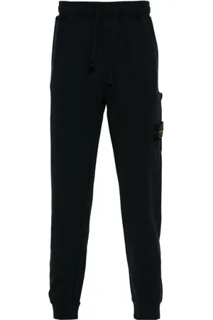 Stone Island Pantalones tapered con motivo Compass