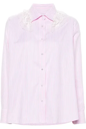 LOULOU Camisa con detalle de encaje