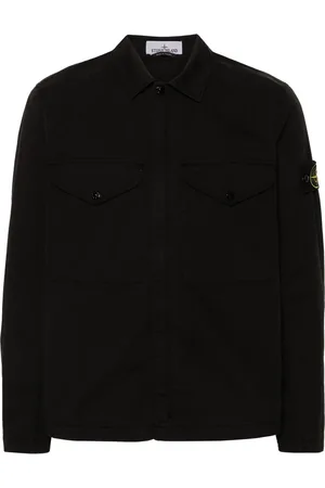 Stone Island Sobrecamisa con distintivo Compass