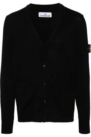 Stone Island Cárdigan con distintivo Compass