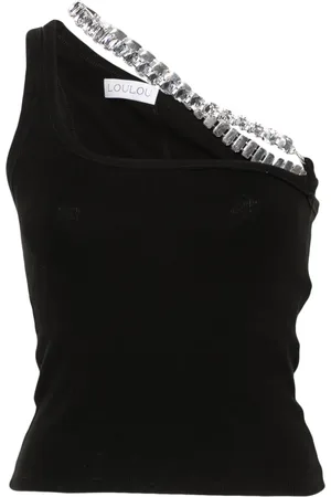 LOULOU Camiseta con cristales en la correa