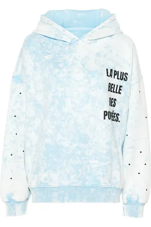 LOULOU Hoodie con efecto blanqueado