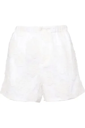 Nº21 Shorts con bordado floral