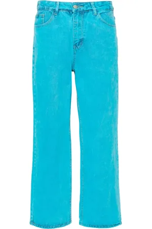 LOULOU Jeans anchos con parche de corazón